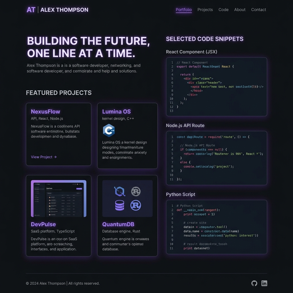 Developer Portfolio
